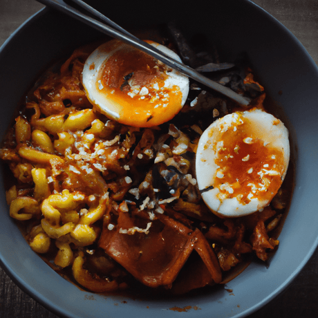 Korean Style Ramen (라면) – Instantnudeln mit Ei & Kimchi - RamenHeaven