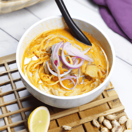 Laksa Kelantan – Cremige Kokosnuss-Laksa - RamenHeaven