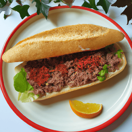 Sach Ko Nom Pang (សាច់គោនំប៉័ង) – Rindfleisch-Baguette mit Khmer-Sauce - RamenHeaven