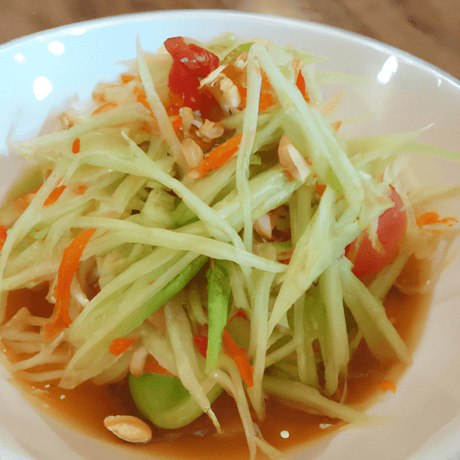 Som Tam (ส้มตำ) – Grüner Papayasalat - RamenHeaven